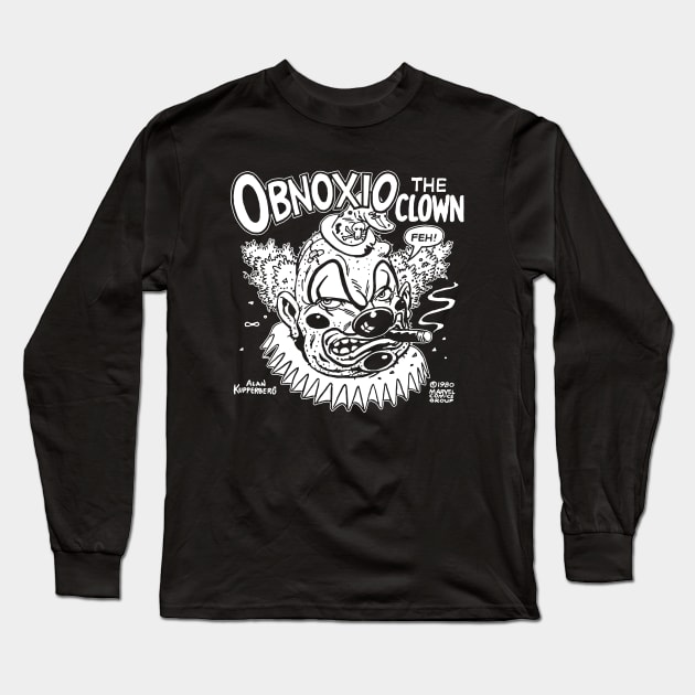 Obnoxio the Clown Crazy Magazine Long Sleeve T-Shirt by Chewbaccadoll